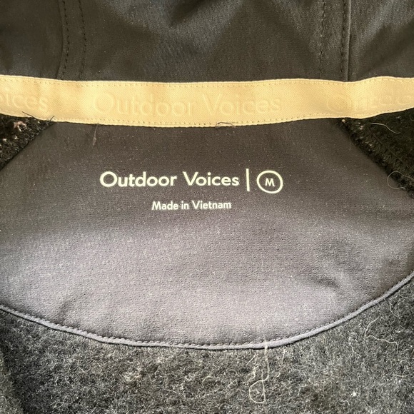 Outdoor Voices Black Fleece Hoodie - Picture 5 of 8